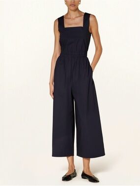 COS Open Back Wife Leg Jumpsuit - Black - Size 36 /6